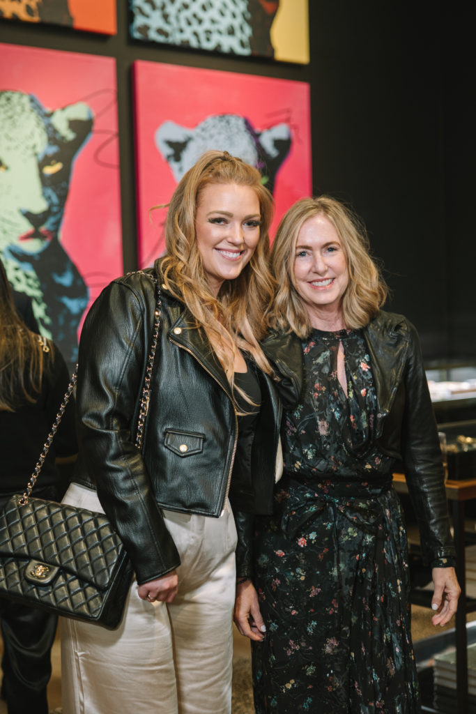 Lauren Burgess, Jody Isralsky at The Conservatory post-opening bash in River Oaks District. (Photo by Johnny Than)