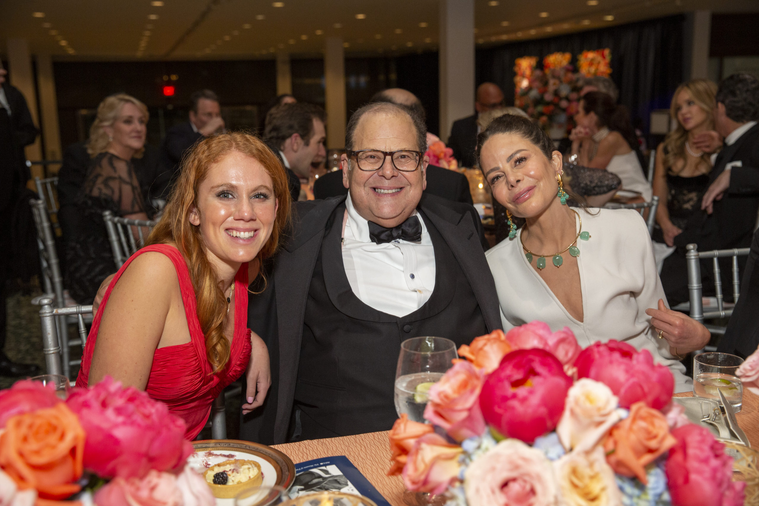 Louisa Sarofim; Christopher Sarofim; Allison Sarofim; Photo by Jenny Antill (Photo by Jenny Antill)