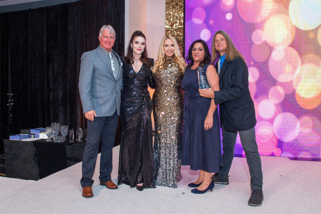McGregor Main,Mica Piro, Anna Kaplan, Sandi Mercado, Scott Main at the Citizens for Animal Protection gala (Photo by Jacob Power)