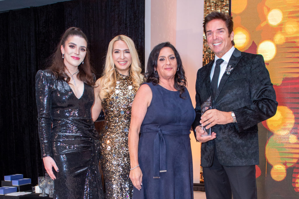 Mica Piro, Anna Kaplan, Sandi Mercado, Lenny Matuszewski at the Citizens for Animal Protection gala (Photo by Daniel Ortiz)