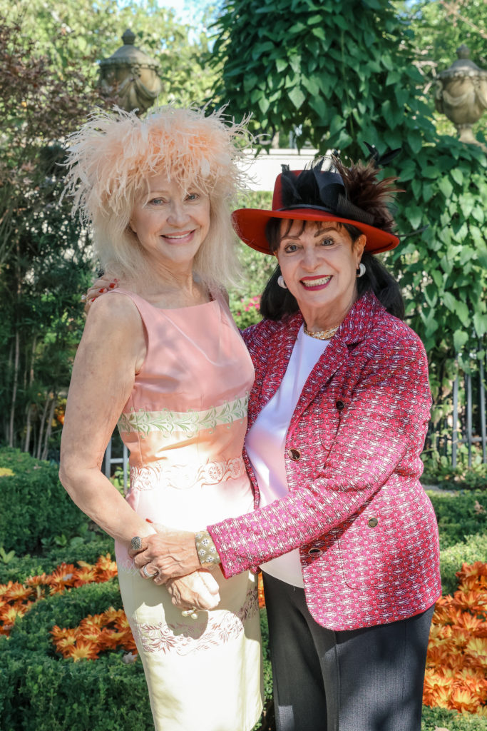 Astrid Van Dyke, Mady Kades at 'The Ultimate Garden Party' benefiting the Houston Symphony. (Photo by Priscilla Dickson)