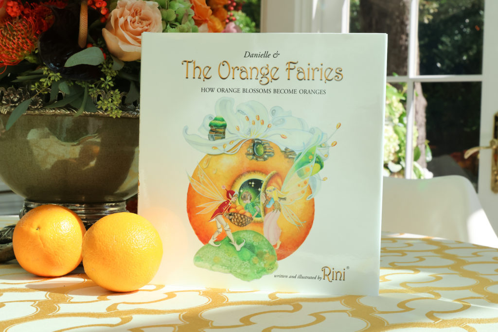 Rini Ziegler's latest children's book 'Daniel & The Orange Fairies,' written and illustrated by the artistic talent. (Photo by Priscilla Dickson)