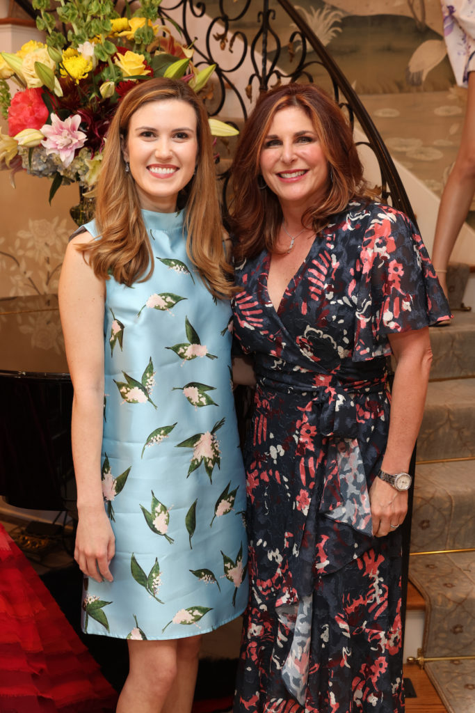 Neiman Marcus' Heather Almond, Cynthia Wolff at 'The Ultimate Garden Party' benefiting the Houston Symphony. (Photo by Priscilla Dickson)