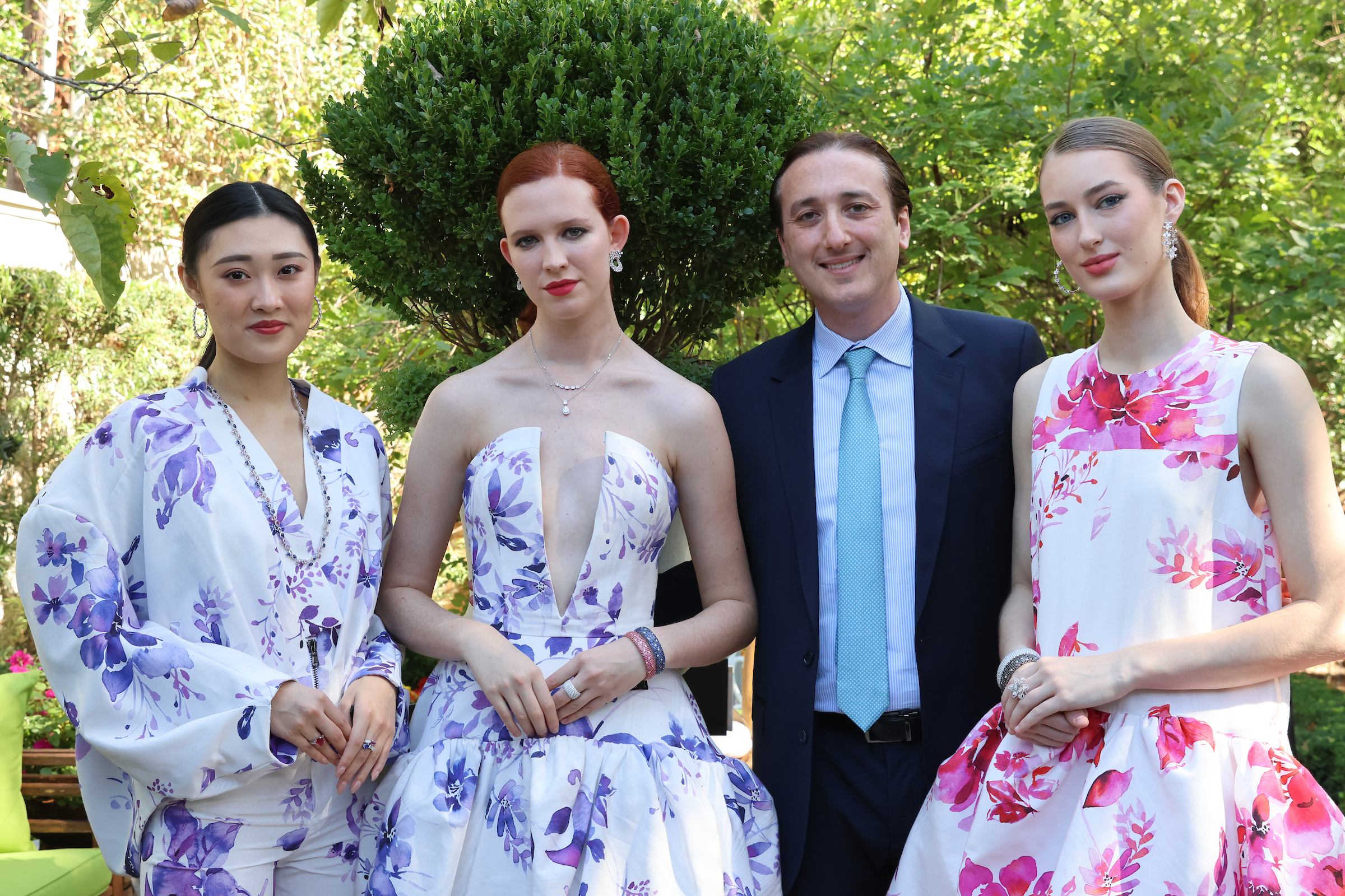 Italian jeweler Eli Zibert of ZYDO at 'The Ultimate Garden Party' benefiting the Houston Symphony. (Photo by Priscilla Dickson)