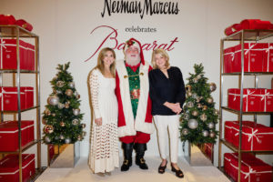 Neiman Marcus x Baccarat Palladian Tree Unveiling Event_Jodi Kahn, Santa, Martha Stewart