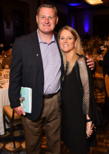 PC Erin and Scott MacKenzie at the iWrite Gala at the Hilton Americas Hotel Saturday Nov. 05,2022. (Dave Rossman photo) (Photo by Dave Rossman)