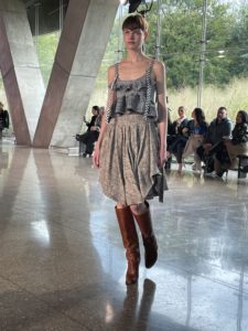 Perot – Flowy fabrics were another stylish addition. Photo by Courtney Dabney.