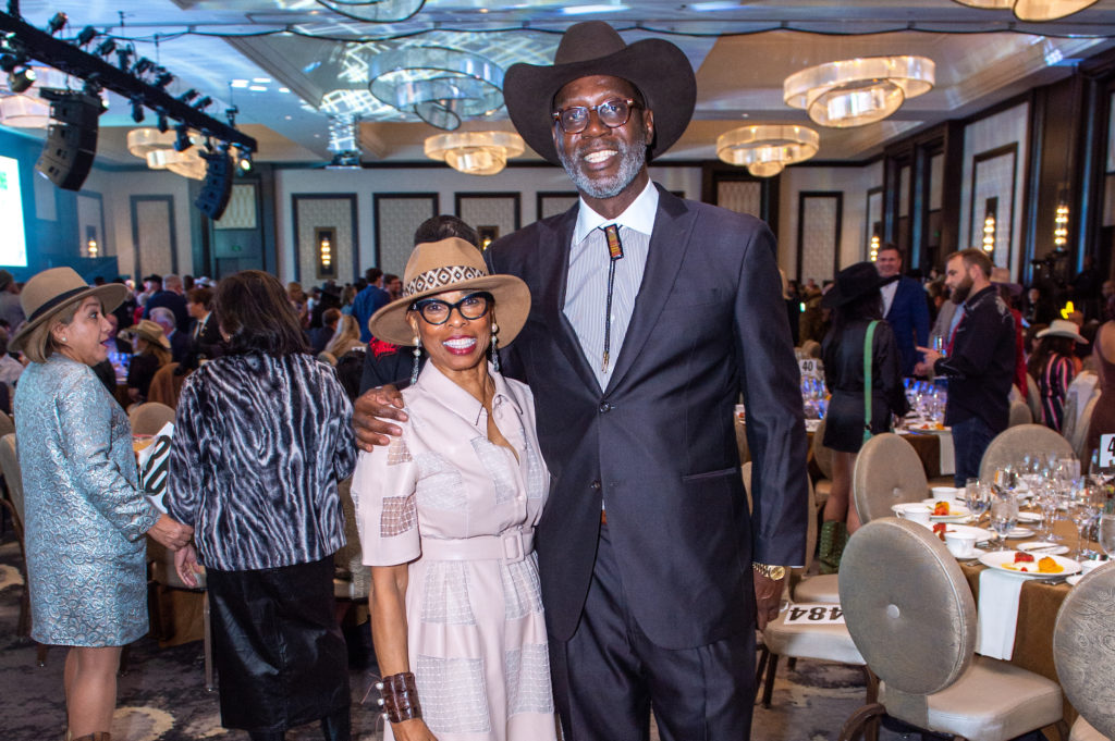 Phyllis & Cornel Williams at the 'Grand Champion for TEACH' fundraiser. (Photo by Jacob power)