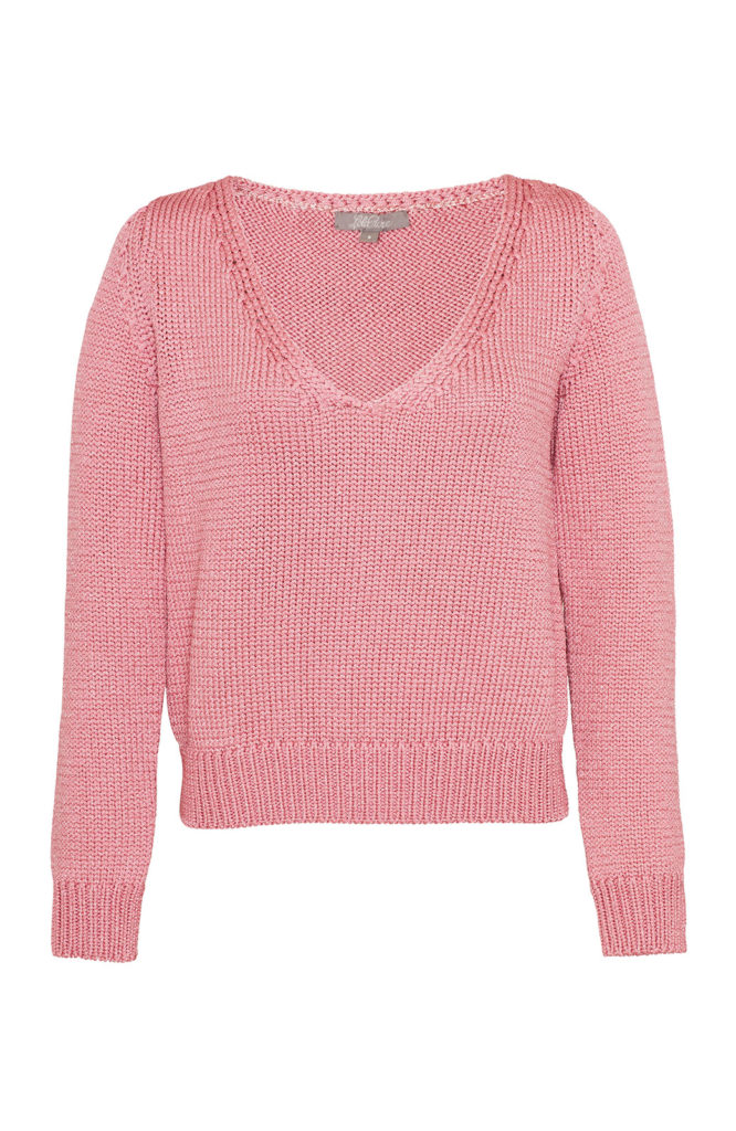 Lela Rose Open Neck Top