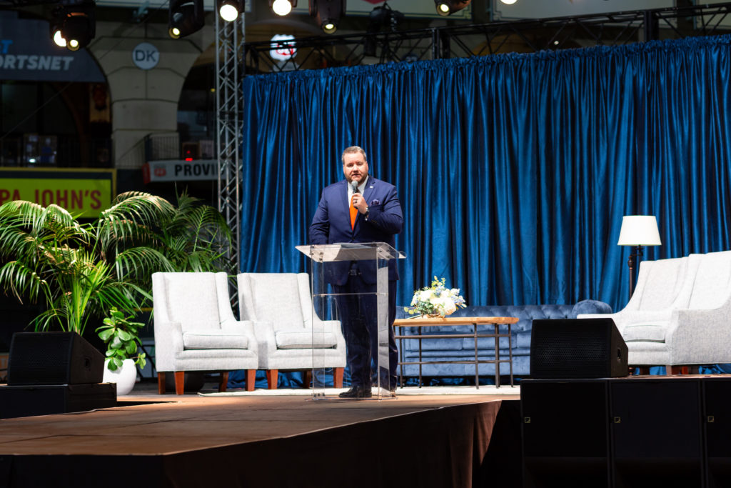 Crime Stoppers board president Justin Vickrey  (Photo by CatchlightGroup.com)