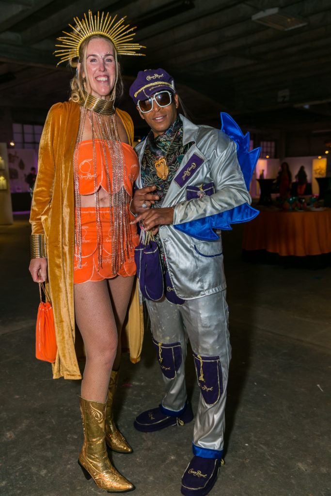 Rickey Polidore Jr. & Angie Simon at Orange Show Gala (Photo by Emily Jaschke)