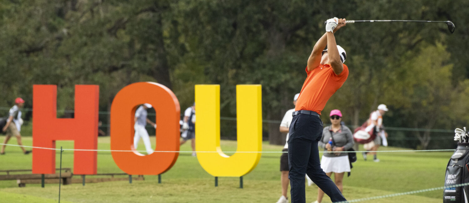 Round One of the 2022 Cadence Bank Houston Open at Memorial Park Golf Course