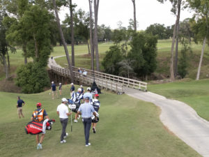 Round One of the 2022 Cadence Bank Houston Open at Memorial Park Golf Course