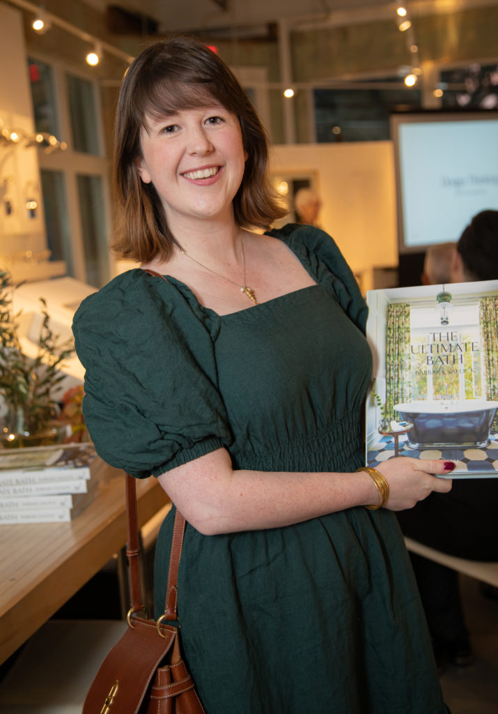 Sari Imber at Barbara Sallick book signing at Elegant Additions (Photo by Miroma Photography)