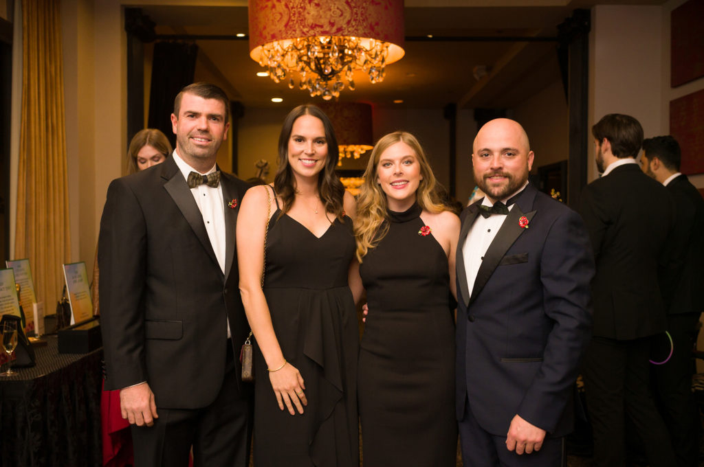 Scott & Meghan McAlpine, Nicole Aderholt, Jacob Gibbons at the Storybook Gala (Photo by Daniel Ortiz)