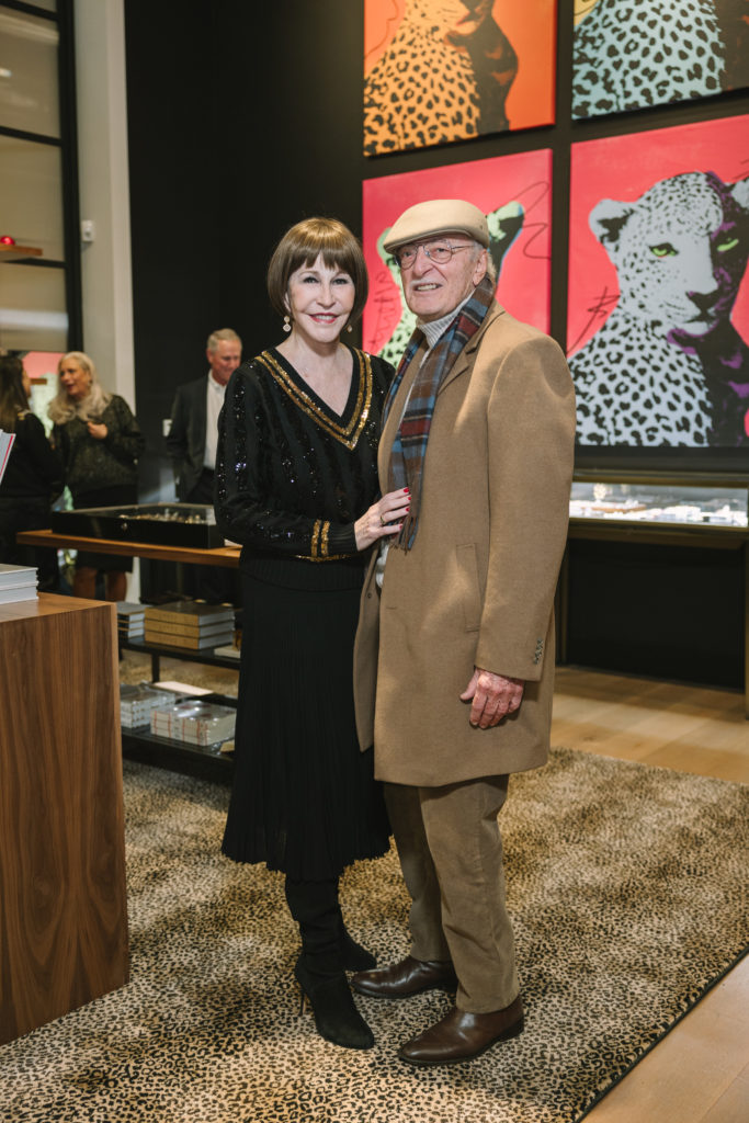 Shelby Hodge & Shafik Rifaat at The Conservatory post-opening bash in River Oaks District. (Photo by Johnny Than)