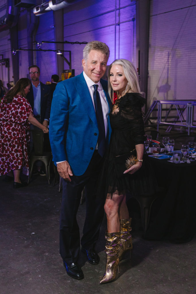 Steve Wyatt, Joice Echols at the Houston Arts Alliance Add on Art Gala (Photo by Johnny Than)