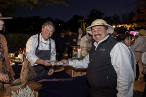 Circle T Ranch: Duck Fried Rice. Honorary Chef Dan Landsberg; Luis Murad (Photo by Thomas Garza and Rob Wythe/Wythe Portrait Studio)