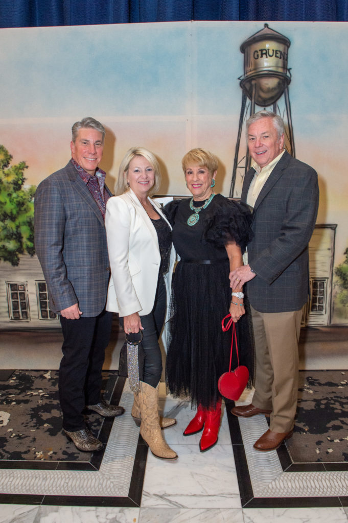 Tim & Tammy Andreas, Donna & Norman Lewis at the 'Grand Champion for TEACH' dinner (Photo by Jacob Power)