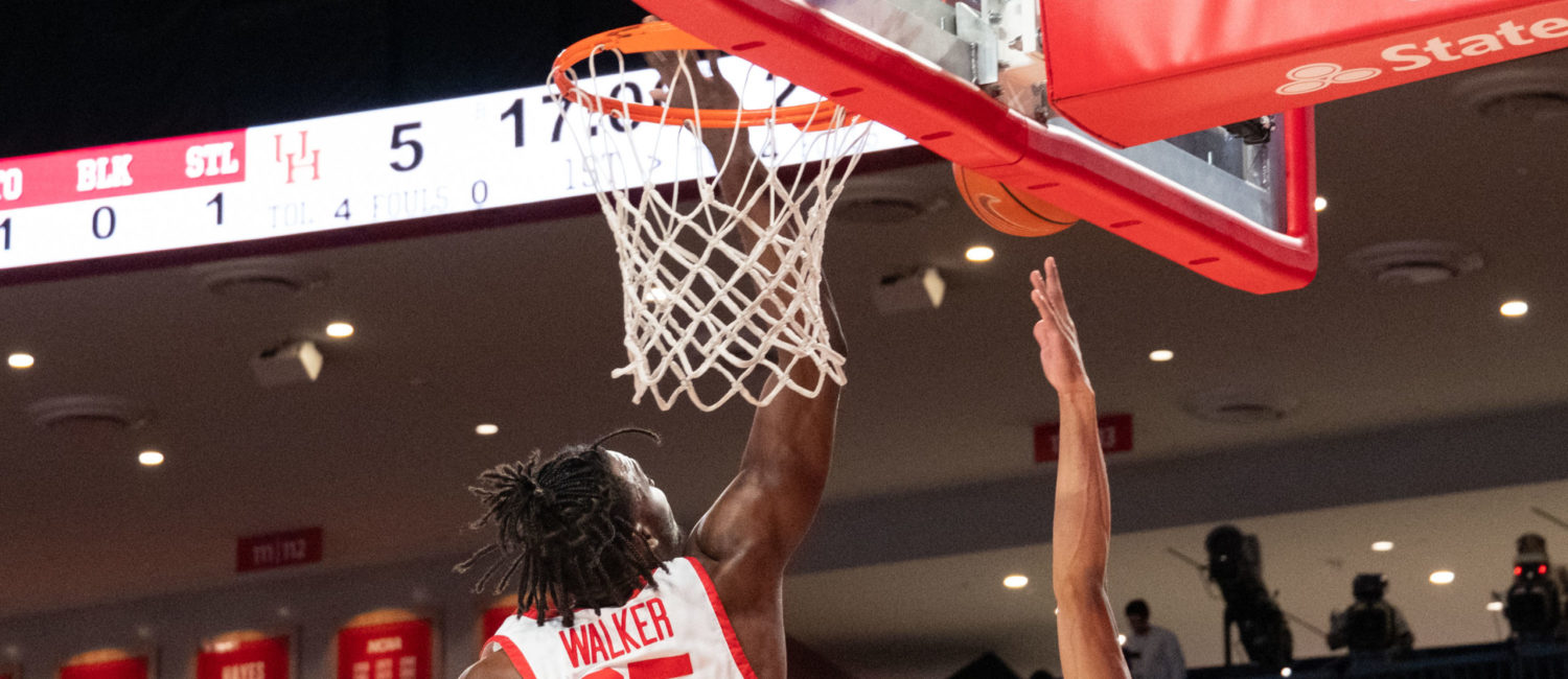 University of Houston freshman forward Jarace Walker is already showing how much of an impact player he can be. (Photo by F. Carter Smith)