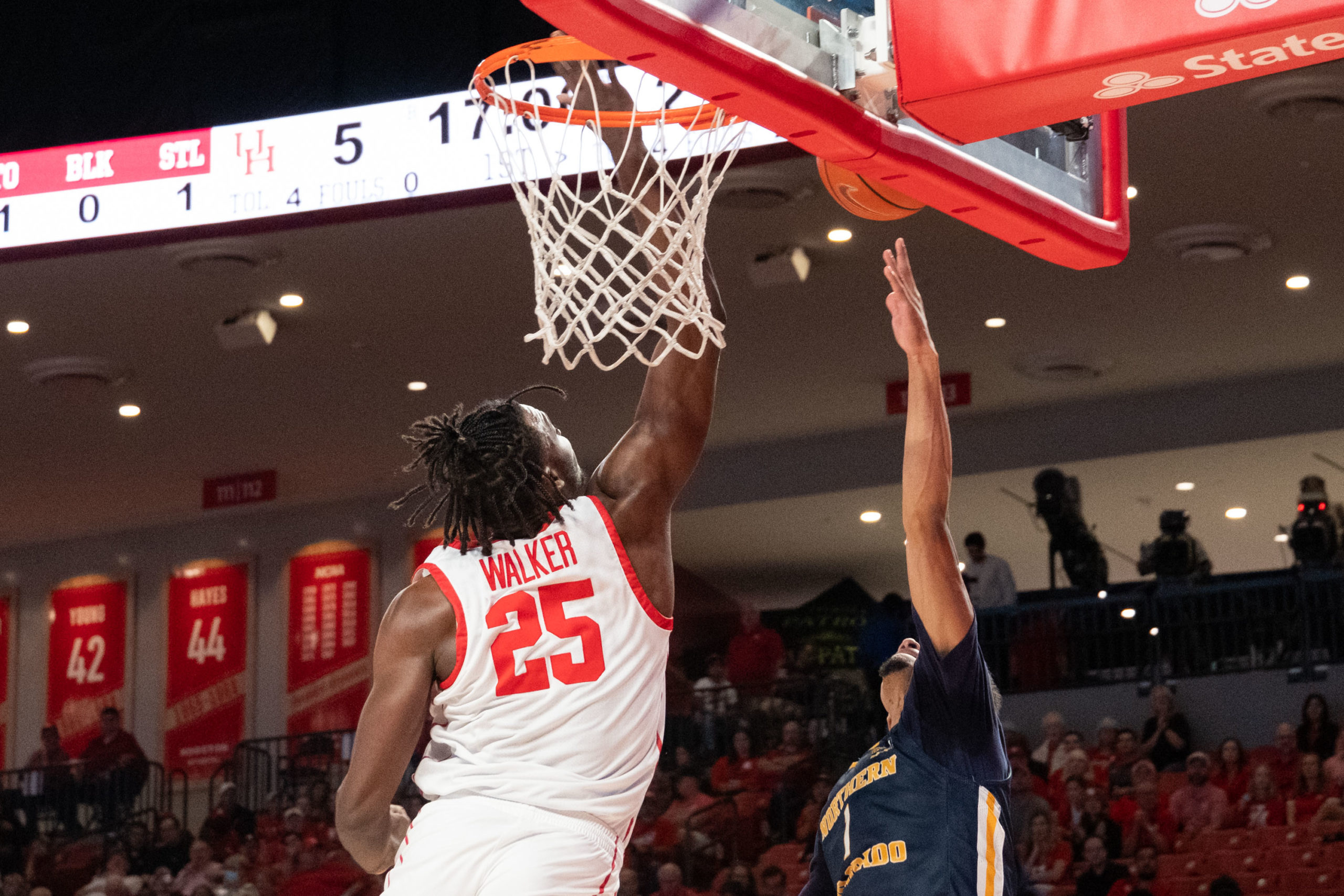 University of Houston freshman forward Jarace Walker is already showing how much of an impact player he can be. (Photo by F. Carter Smith)