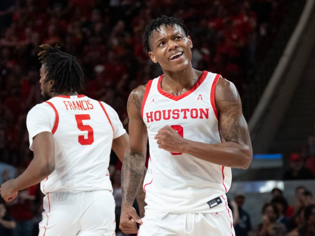 University of Houston product Marcus Sasser continues to raise his game in the NBA. (Photo by F. Carter Smith)