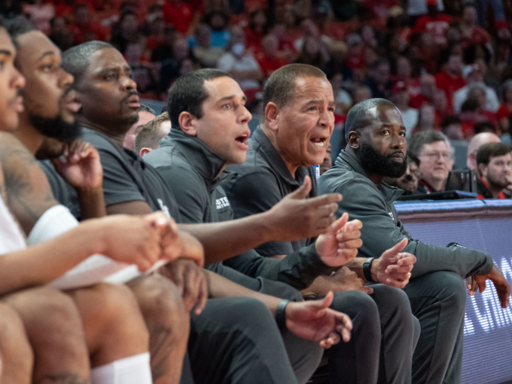 The University of Houston basketball coaching staff is one of the best in the game, led by Kelvin Sampson. (Photo by F. Carter Smith)