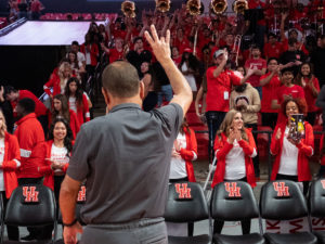The University of Houston basketball team, led by head coach Kelvin Sampson, faced the Northern Colorado Golden Bears in their 2022-2023 season opening game at the Fertitta Center