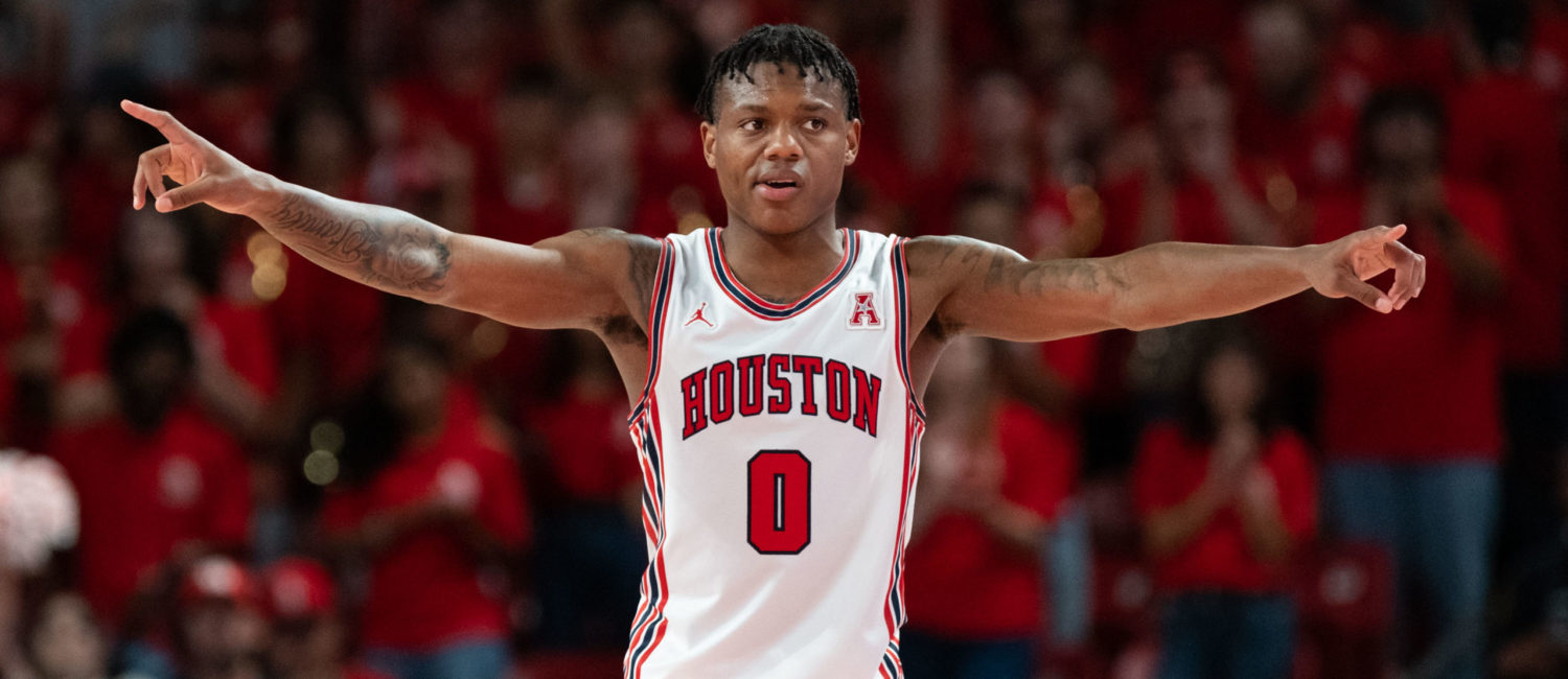 UH All-American guard Marcus Sasser is a difference maker for one of the country's best teams. (Photo by F. Carter Smith)