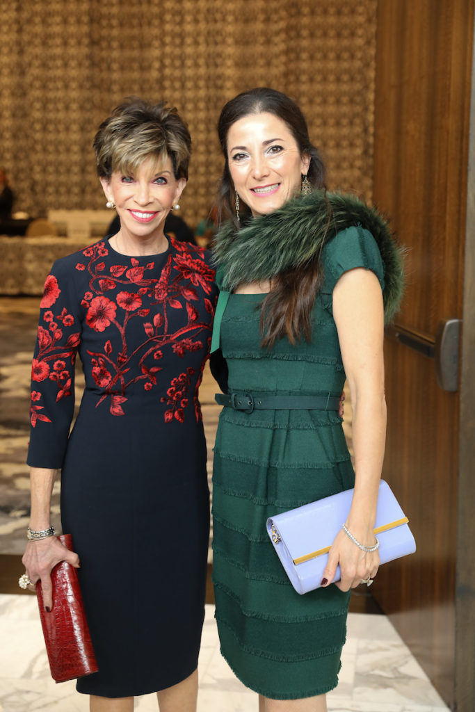Vicki Rizzo, Saula Valente at the Women of Substance luncheon. (Photo by Priscilla Dickson)