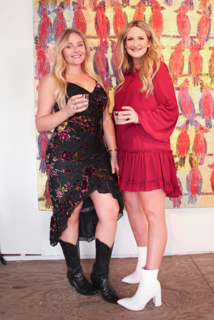 Tyler Kay, Caroline Wolff at West Chelsea Contemporary Cocktail (Photo by Chris Pierre Bachman)