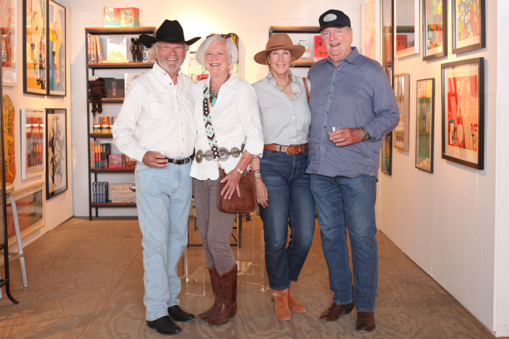 George & Susan Crosby, Jancy & Don Ervin at West Chelsea Contemporary Cocktail (Photo by Chris Pierre Bachman)