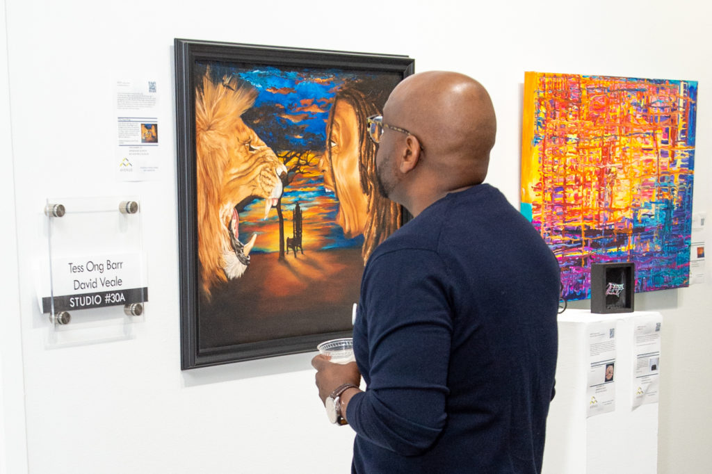 Nearly 500 works from more than 250 local artists were on display at the 25th Art on the Avenue anniversary event  (Photo by Jacob Power)