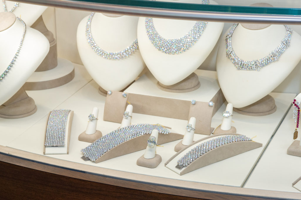 Diamonds, yes please, at Valobra Master Jewelers holiday party.