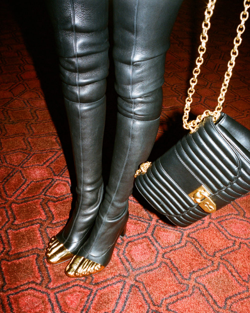 Schiaparelli Secret Tapunto Chain Bag (Photo by Stephen Karlisch)