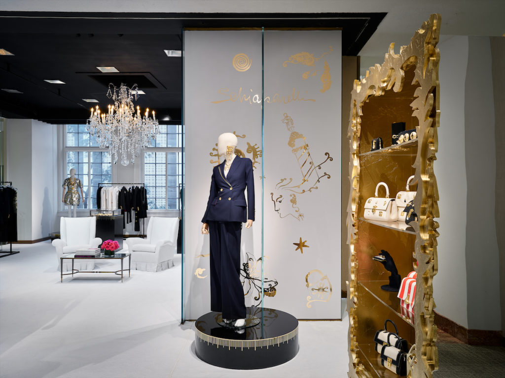The Schiaparelli display at Neiman Marcus (Photo by Stephen Karlisch)