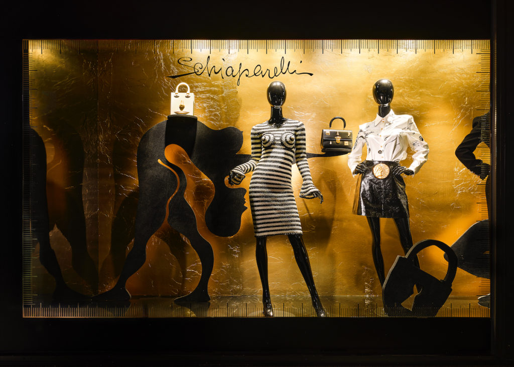 The Schiaparelli window at Neiman Marcus (Photo by Stephen Karlisch)