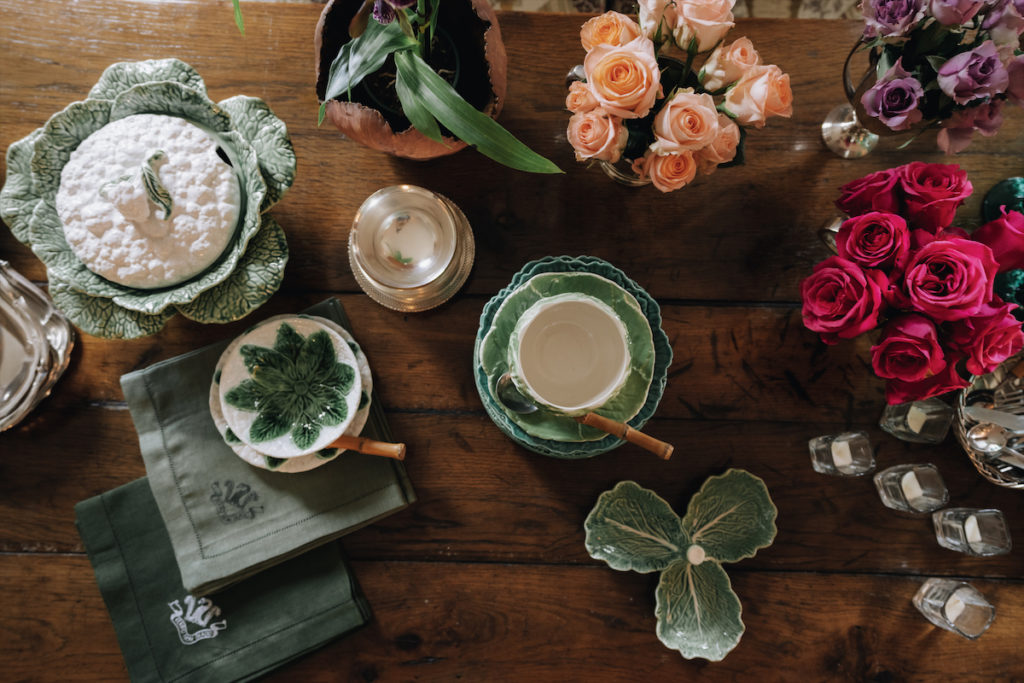A collection of antique cabbage plates and bowls. (Photo by Afritina Coker)