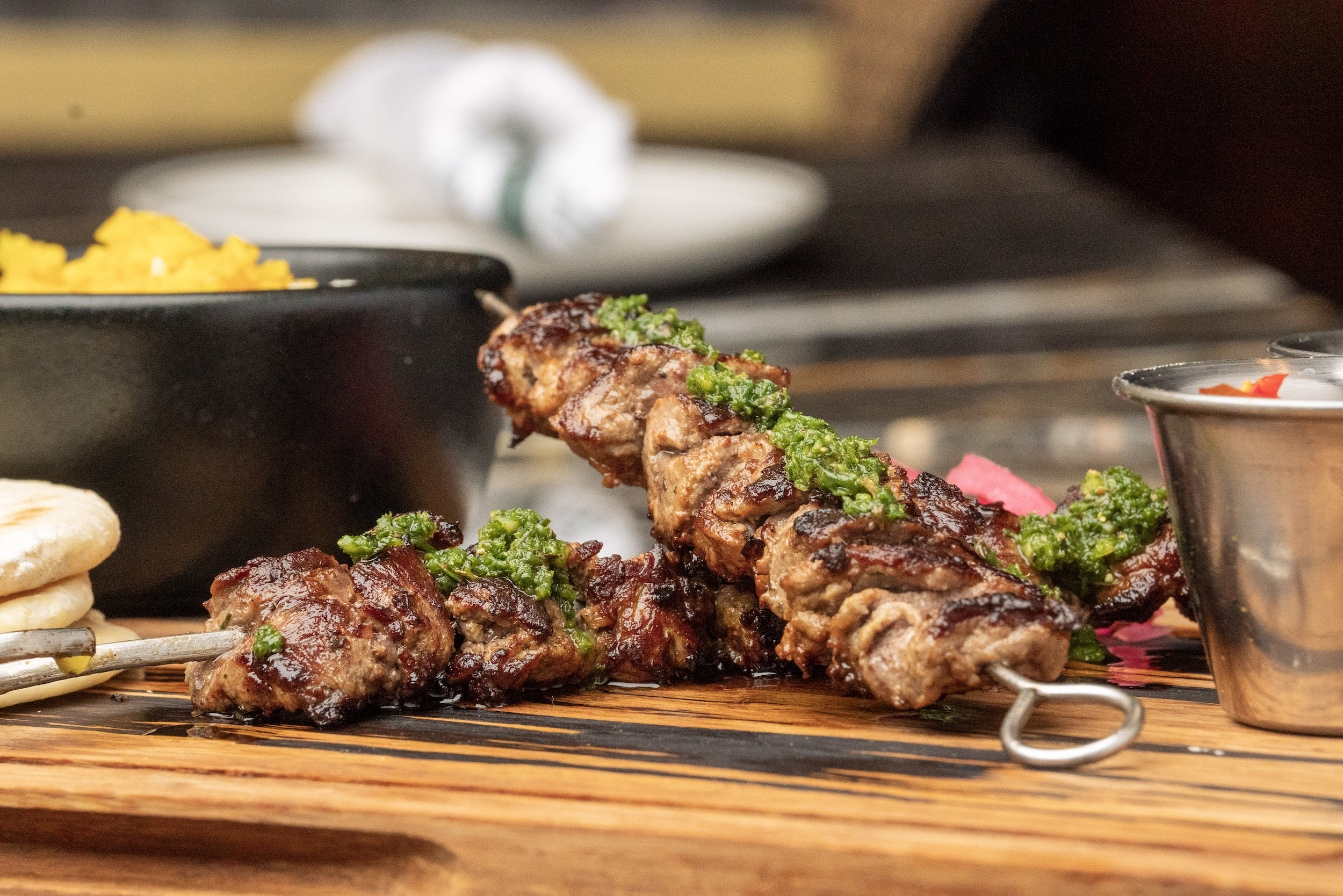 Beef Tenderloin Tacos Arabes are on the menu at The Lymbar (Photo by Dylan McEwan)