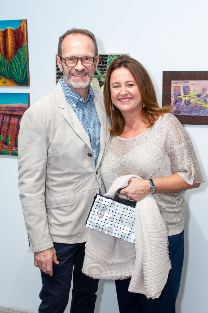 David Turner, Anne-Laure Stephens at the 25th Art on the Avenue anniversary event(Photo by Jacob Power)