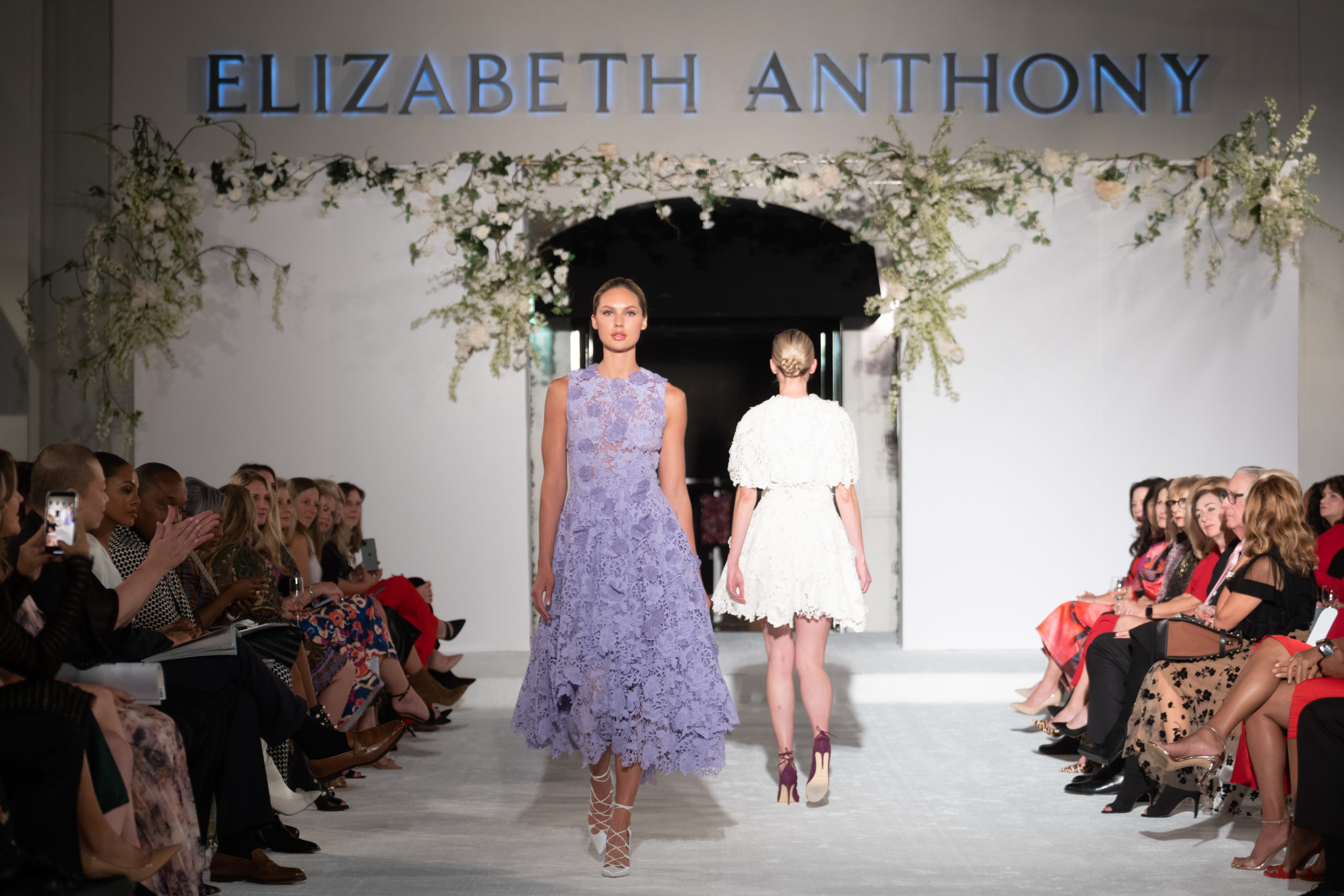 Models in Jason Wu at the Elizabeth Anthony evening celebrating Jason Wu and benefiting the American Heart Association.