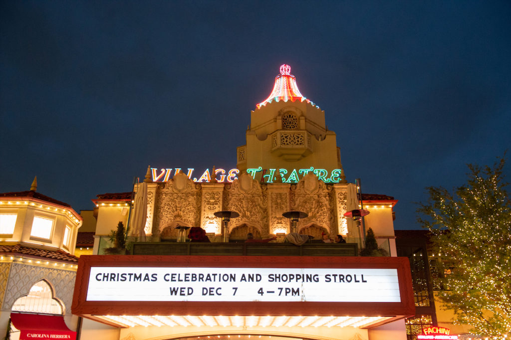 A special marquee for the Highland Park Village Shopping Stroll.  (Photo by George Fiala)