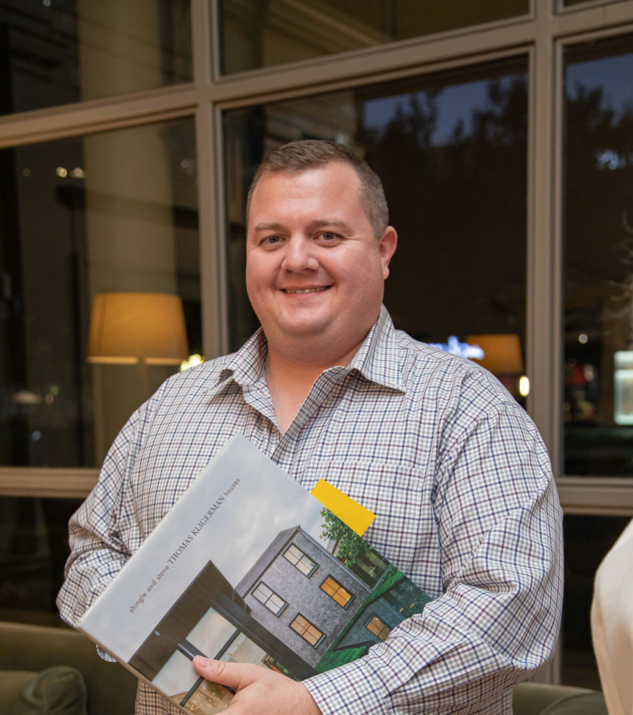 AJ Bogs at Greenwood King Thomas Kligerman lecture and book signing (Photo by Miroma Photography)