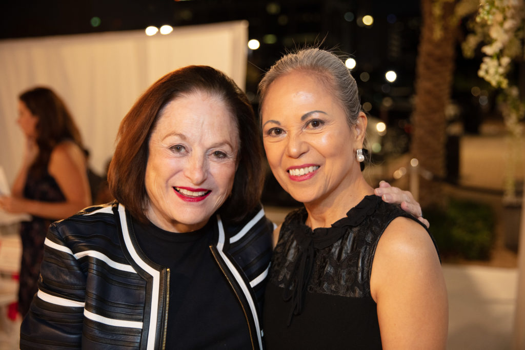 Barbara Donnelly, Raquel Lewis at the Elizabeth Anthony evening celebrating Jason Wu and benefiting the American Heart Association.