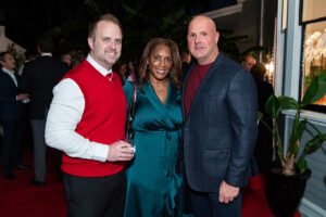 Benjamin Stewart, Dr. Vernicka Sales, Billy Addock (Photo by Killy Chavez)