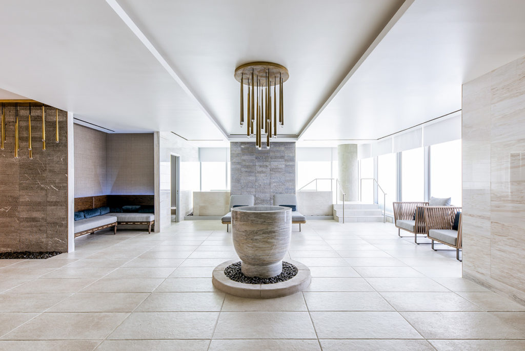 Escape the stresses of the day at the exclusive Bleu Ciel Spa.