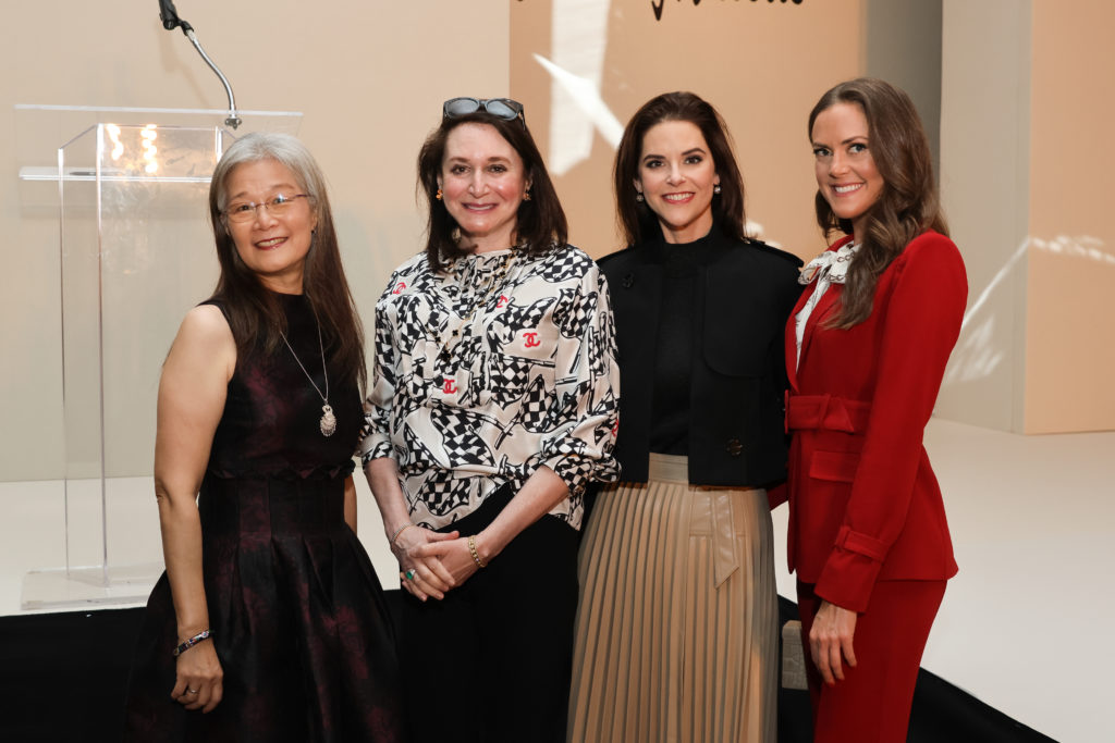 Cynthia Chen, Katherine Warren, Ann Ayre, Lauren Paine at the Child Advocates Angels of Hope luncheon. (Photo by Priscilla Dickson)