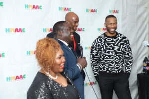 C&R Co-Chair Davinia Reed, Honoree Isaih Carey, Co-Chair John Guess IV, Honroee Jonathan Martin (Photo by Patryce Coleman Jackson)
