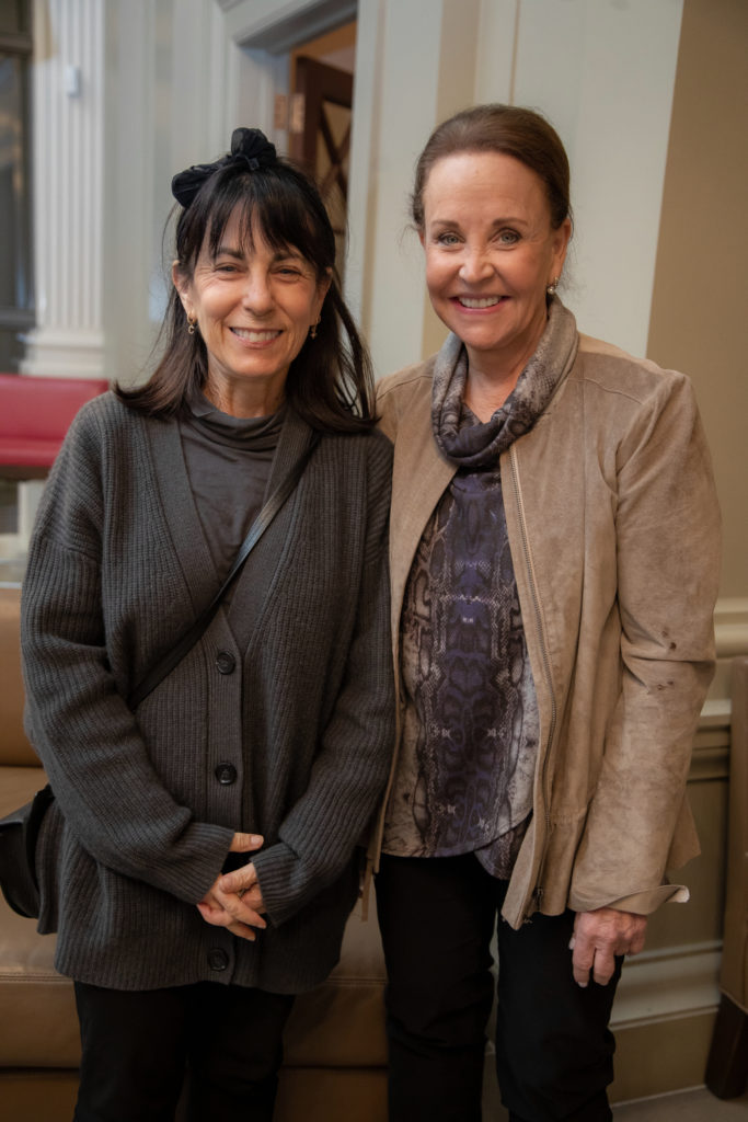 Cathy Blum, Robin Reed at Greenwood King Thomas Kligerman lecture and book signing (Photo by Miroma Photography)