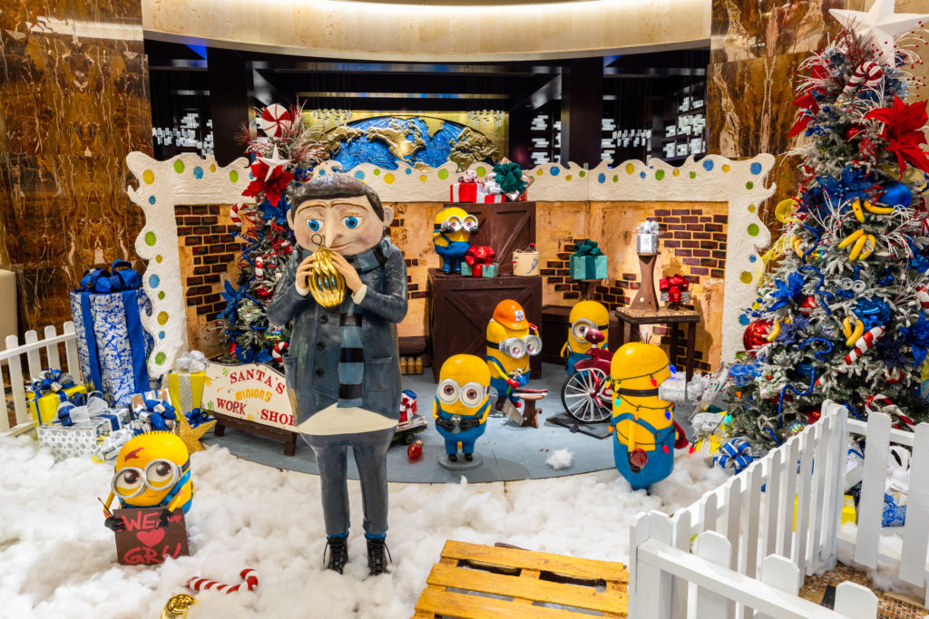 Hilton Americas Houston's Land of Sweets features a Chocolate Minion Display. (Courtesy Hilton Americas Houston)